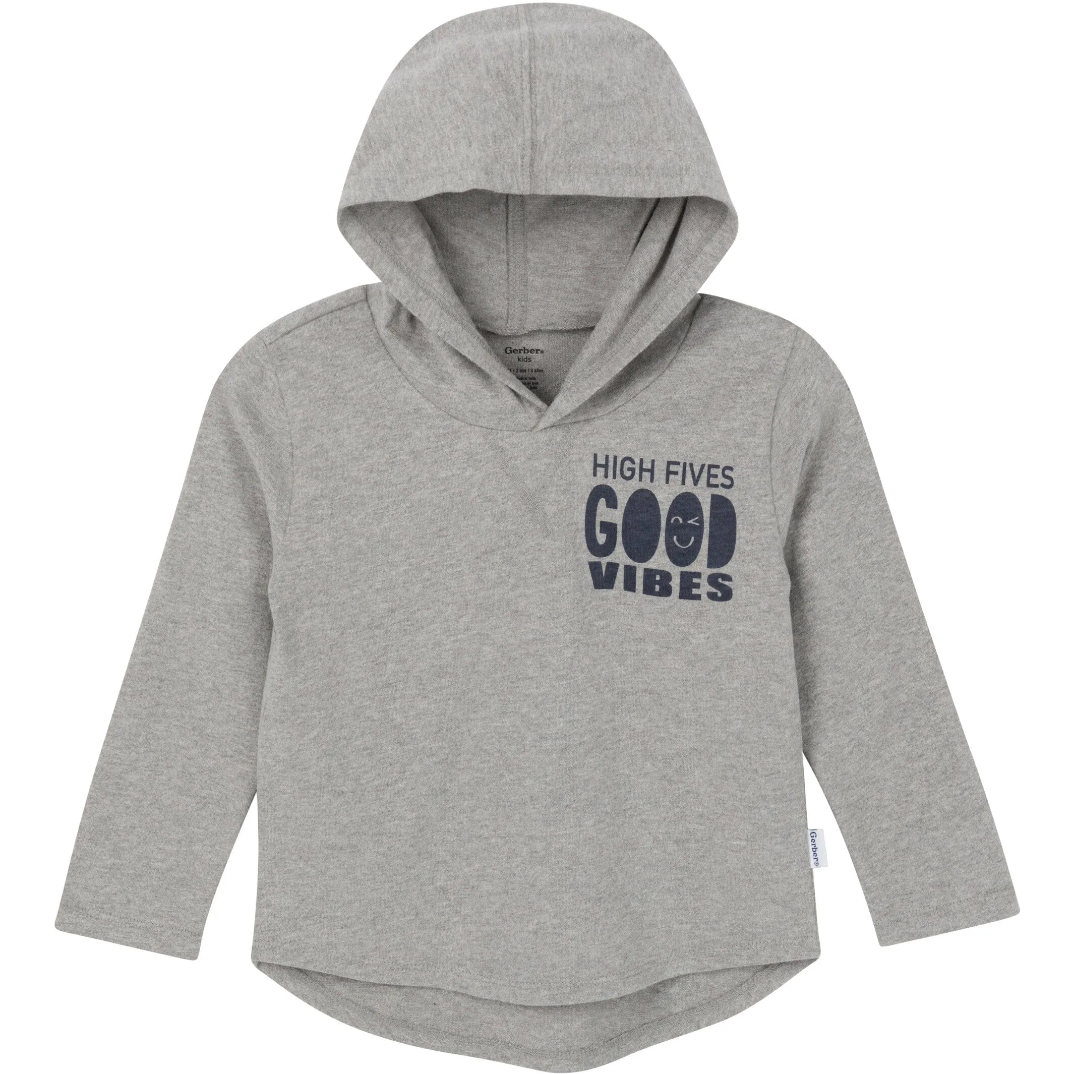 3-Piece Toddler Boys Good Vibes Tee, Hooded Top and Joggers Set