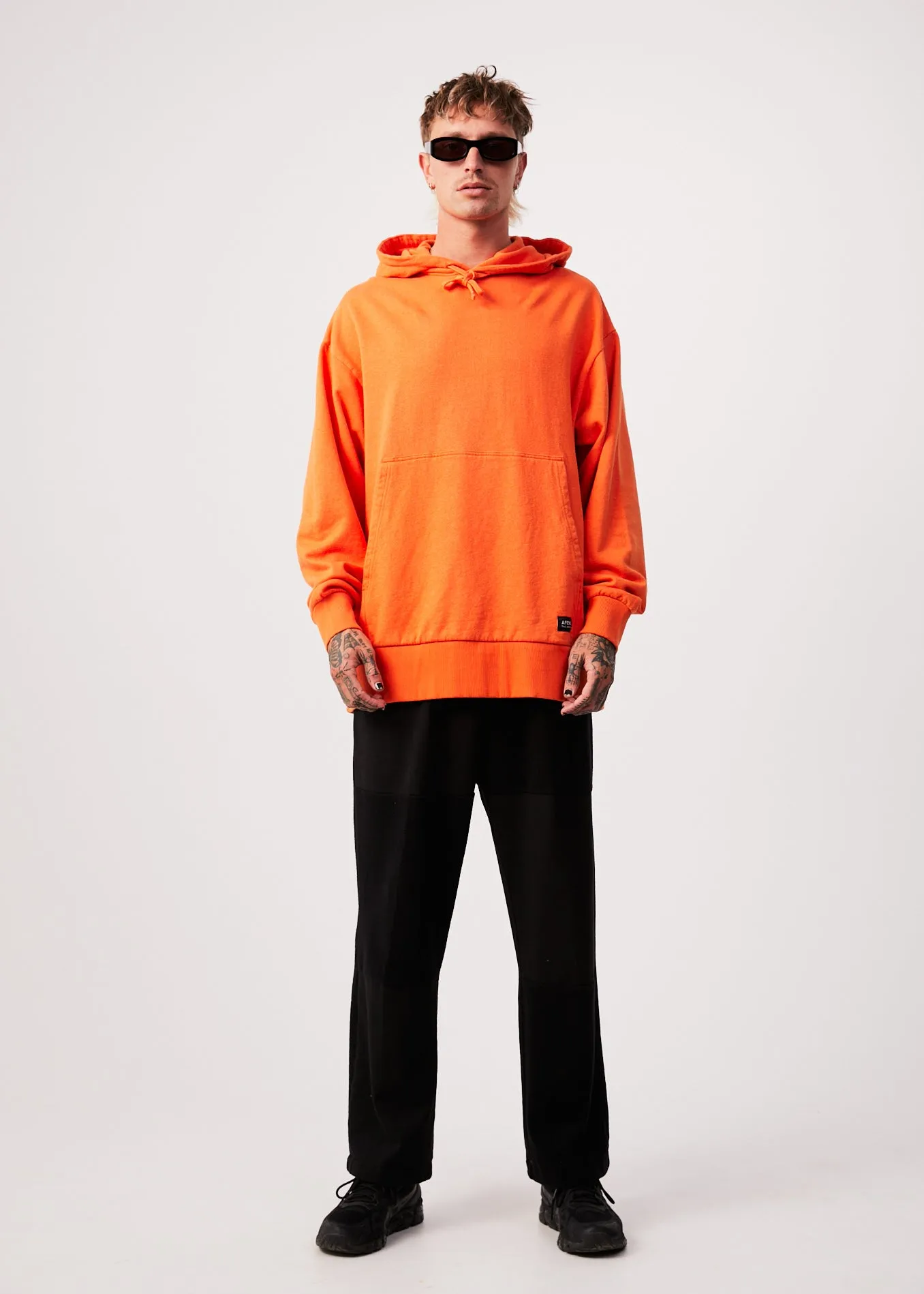 AFENDS Mens All Day - Relaxed Hoodie - Sunset