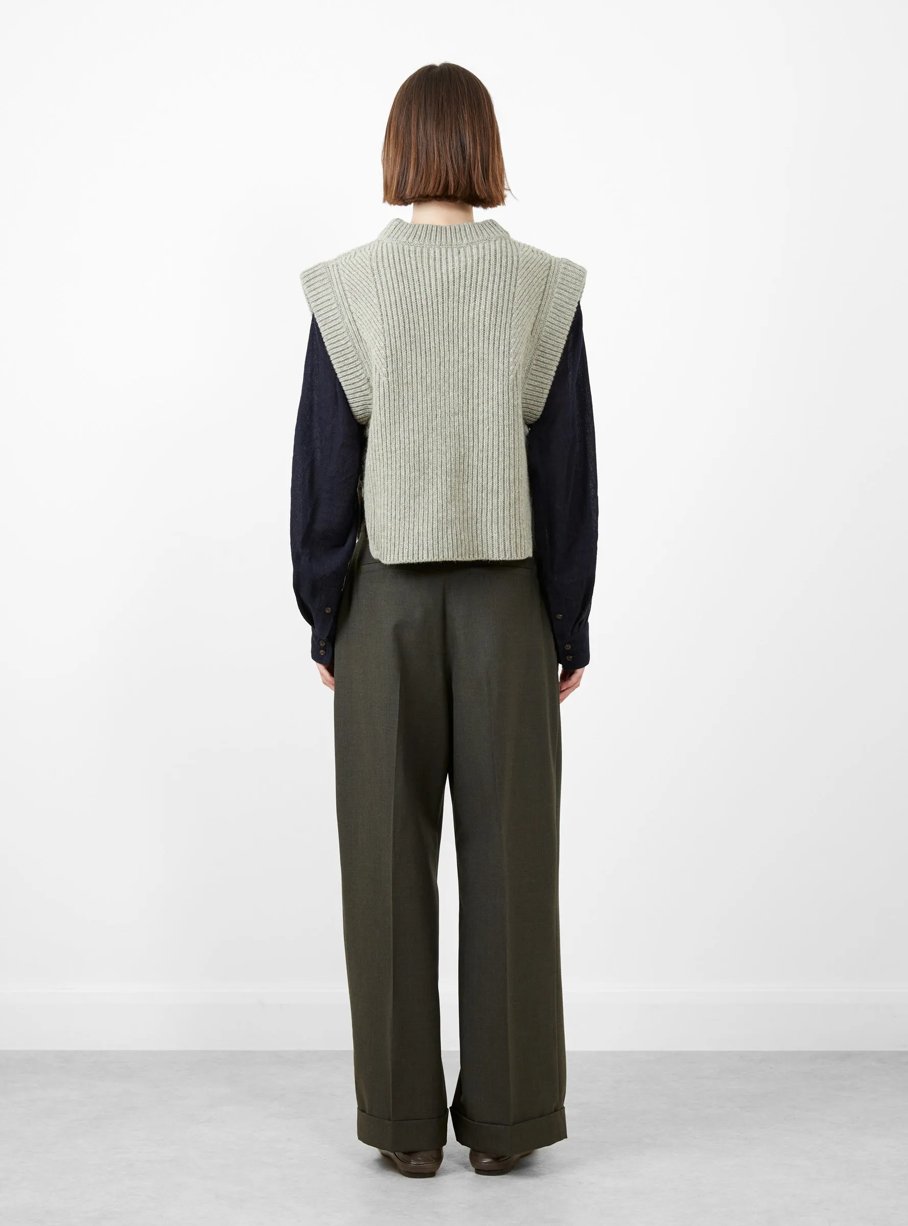 Alky Knit Vest Grey