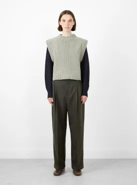 Alky Knit Vest Grey