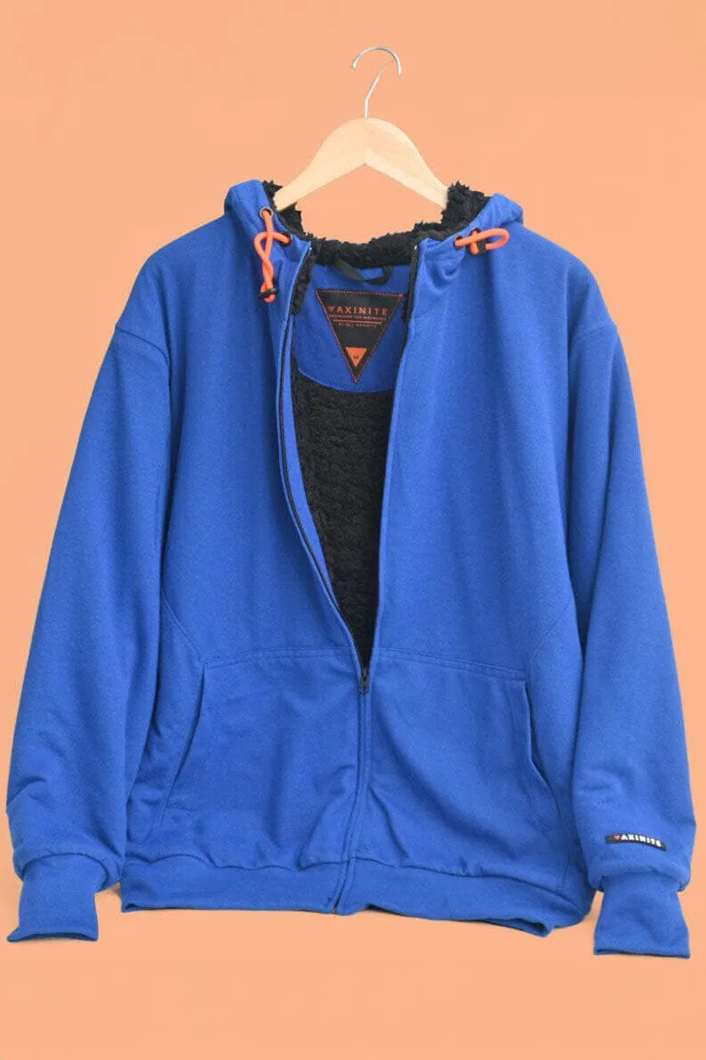 Axinite Men's AX240 Pique Zipper Hoodie