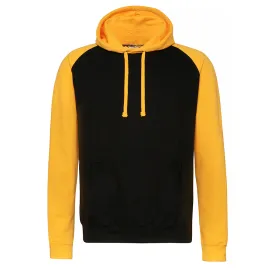 Baseball Hoodie | JET BLACK/GOLD