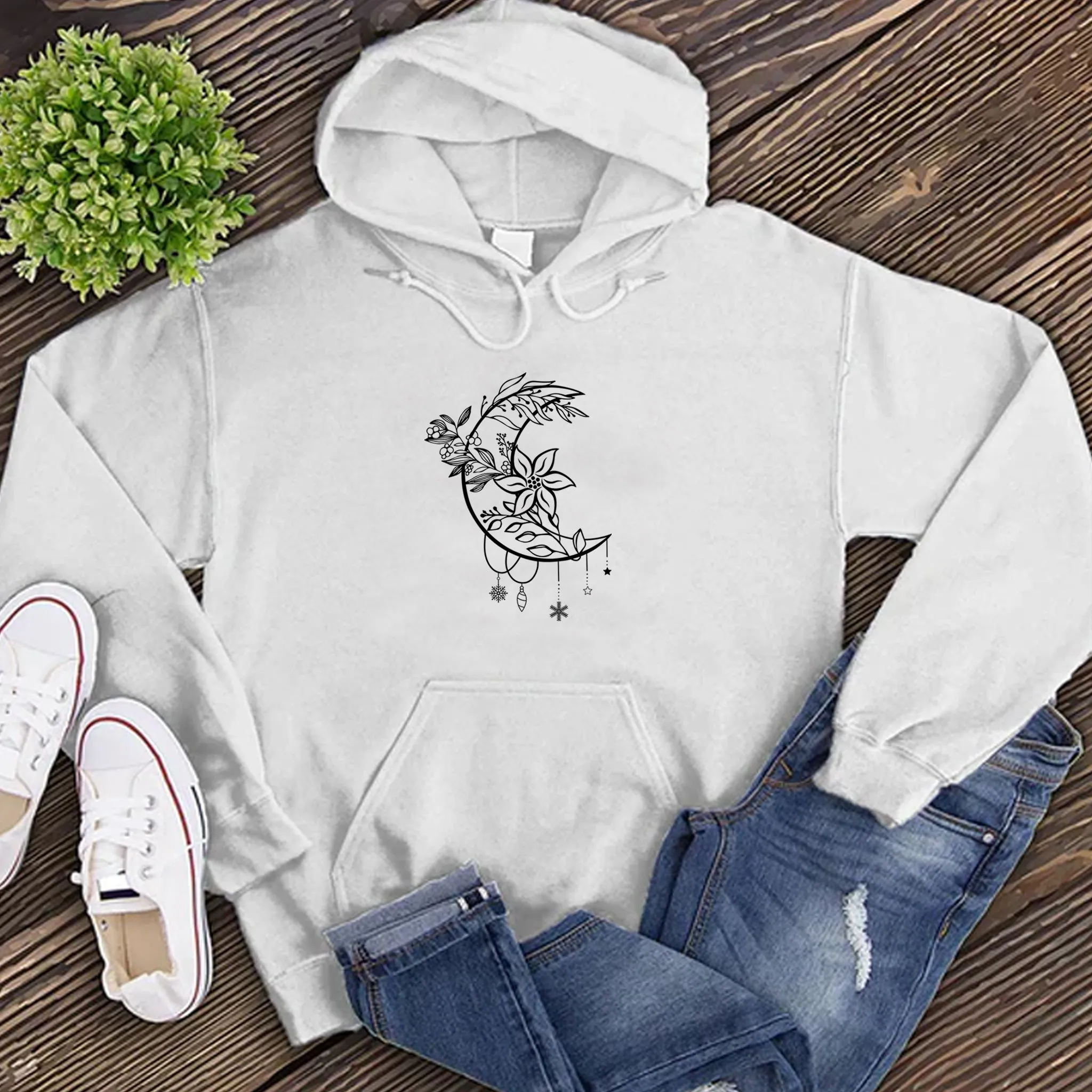 Blooming Moon Hoodie