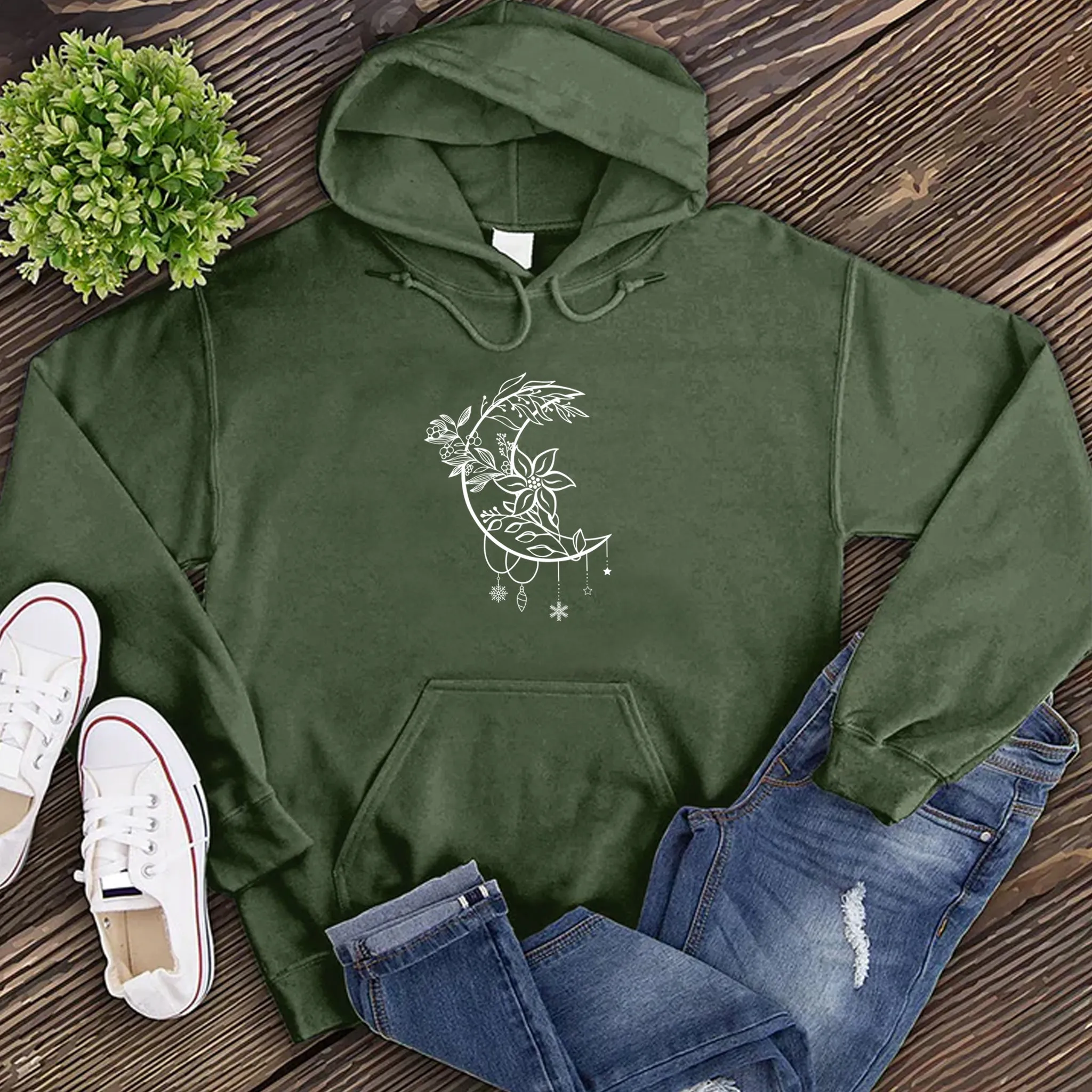 Blooming Moon Hoodie