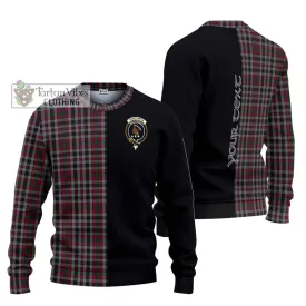 Borthwick Tartan Ugly Sweater with Family Crest and Half Of Me Style