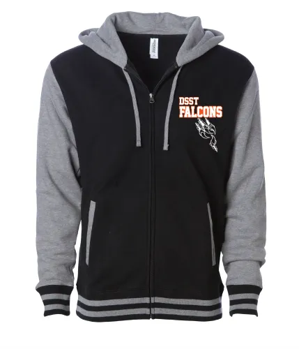 Cedar Varsity Zip Hoodie