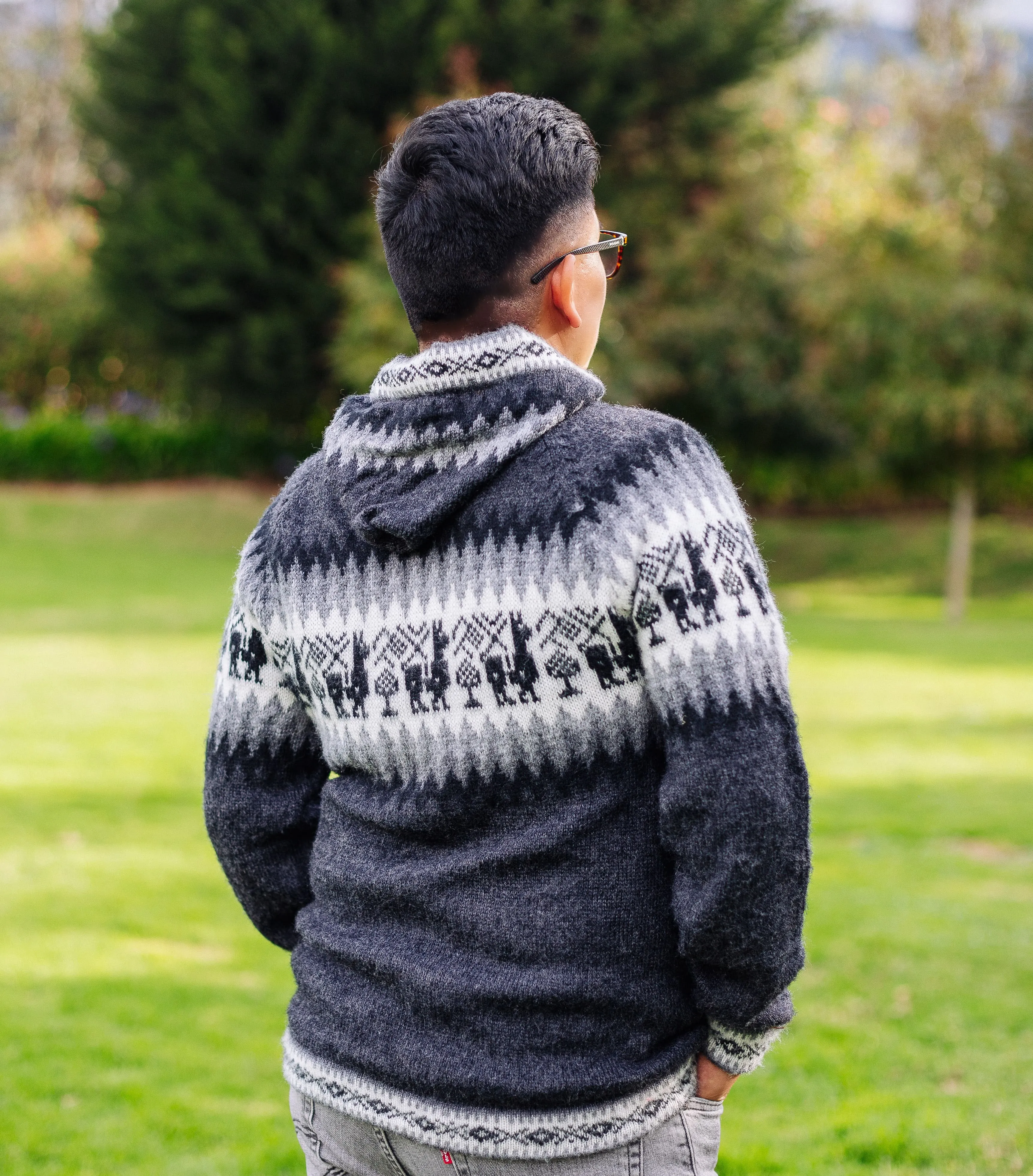 Charcoal Alpaca Sweater