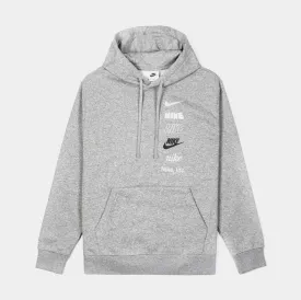 Club Fleece  Pullover Mens Hoodie (Grey)