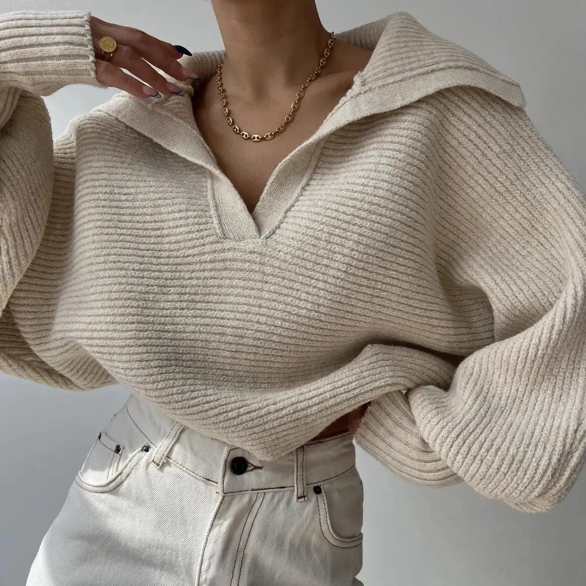 Cozy Chic Oversized Knit Sweater