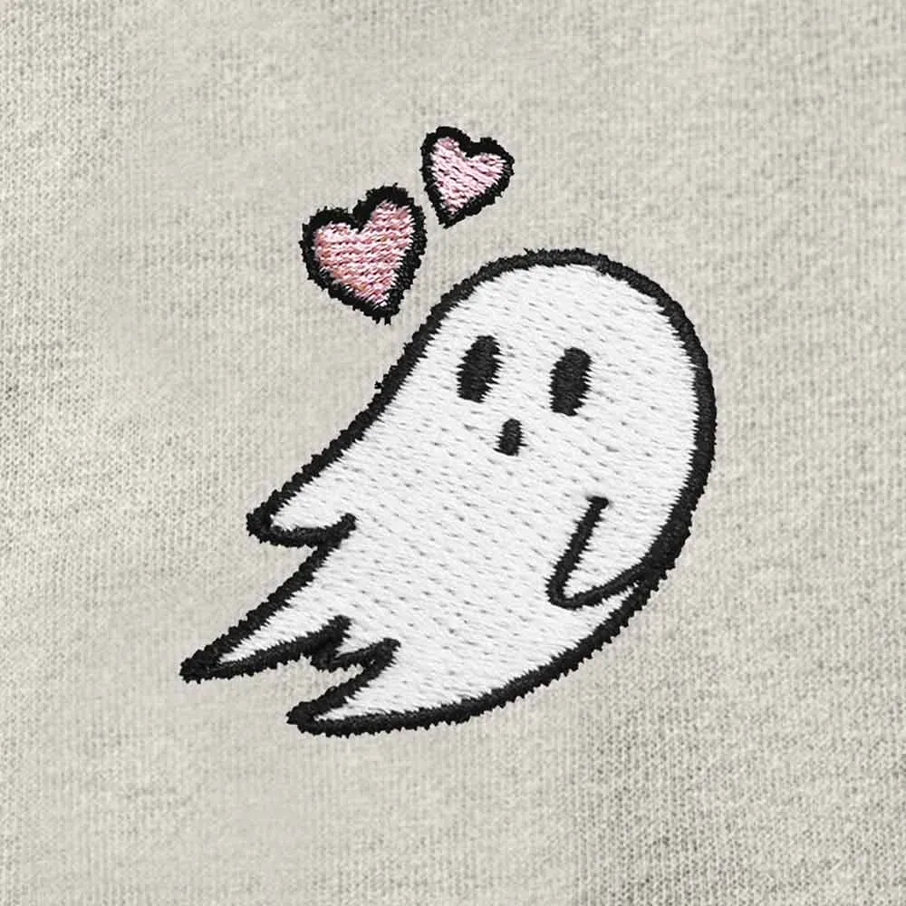 Dalix Heartly Ghost Zip Hoodie