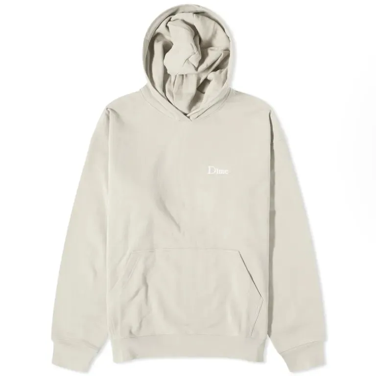 Dime Classic Small Logo Hoodie, beige