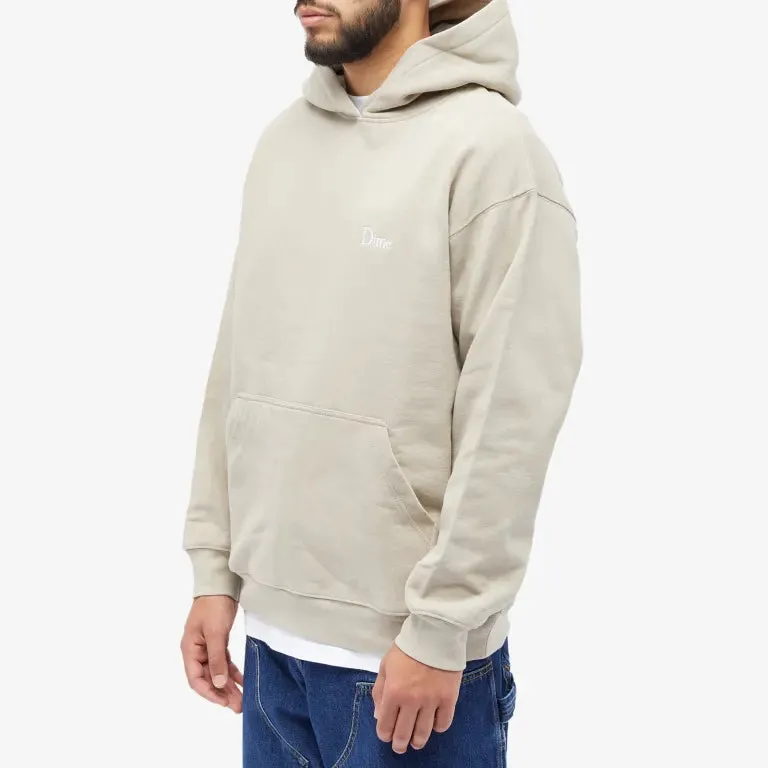 Dime Classic Small Logo Hoodie, beige