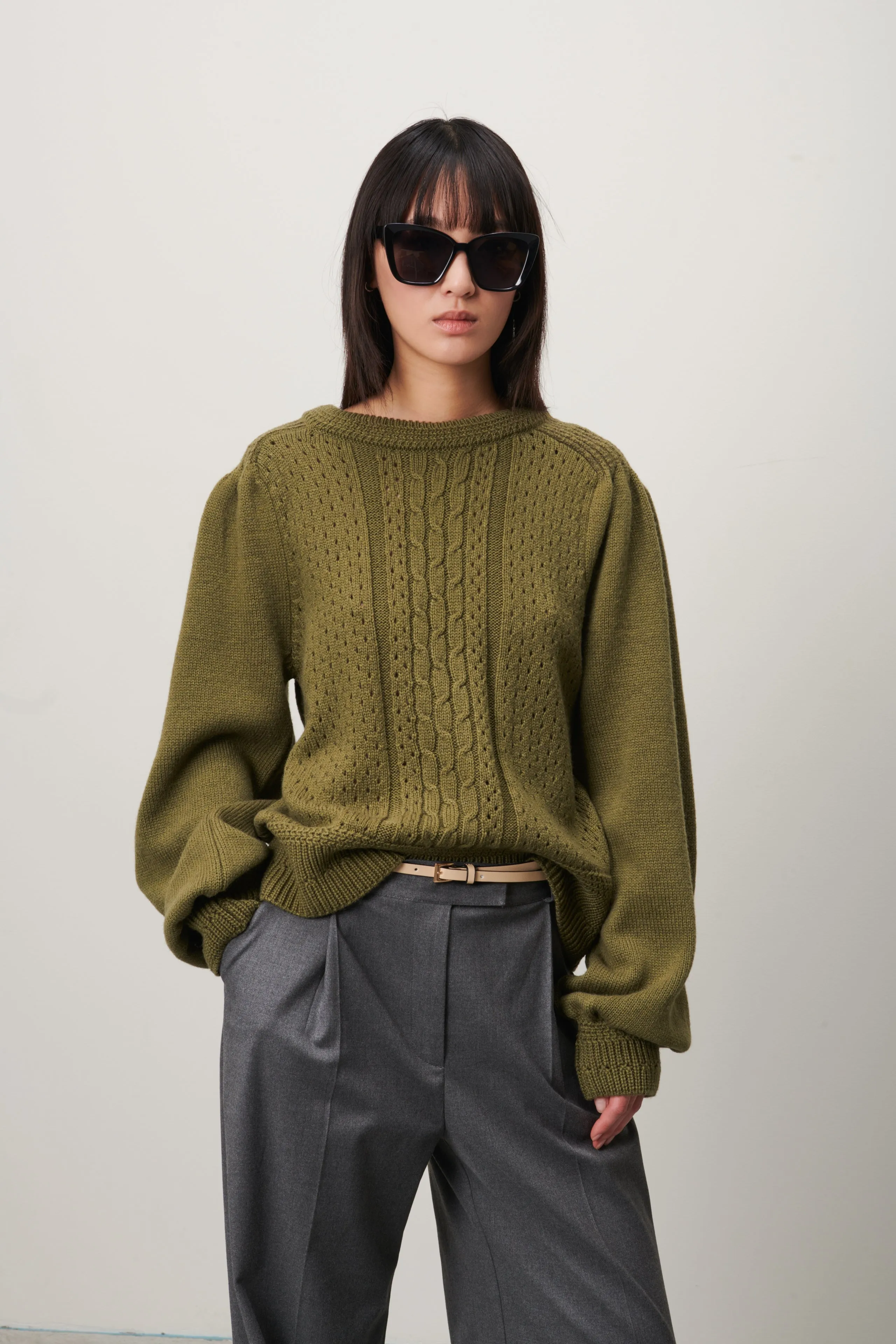 Elle Pullover | Green