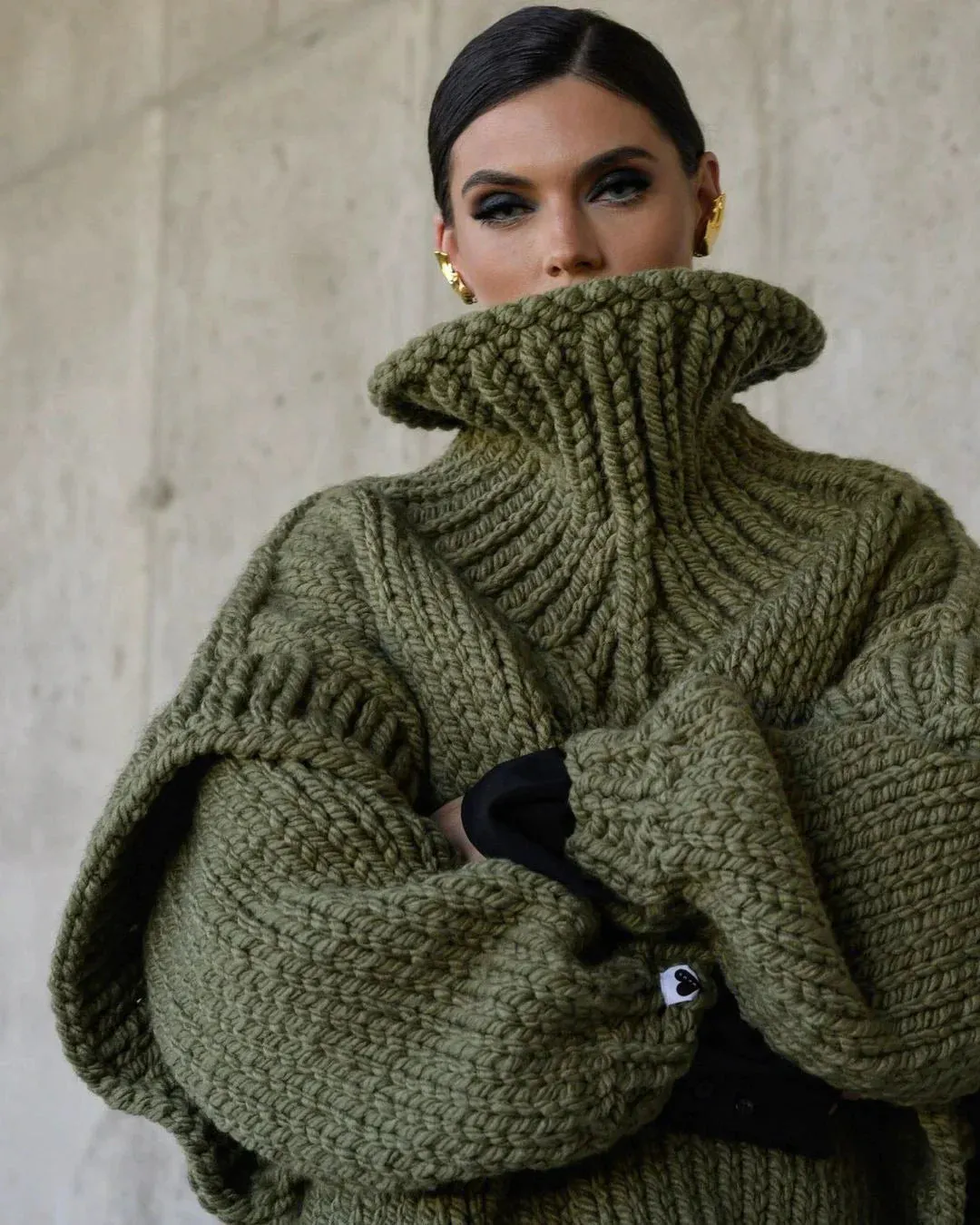 Fashionkova Carolla Knitted Oversize Sweater