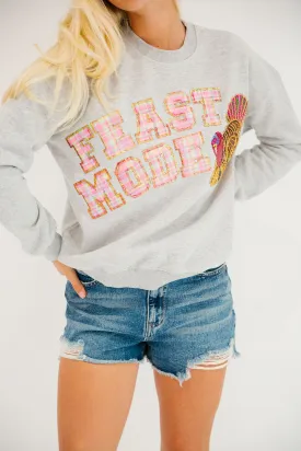 FEAST MODE GREY PULLOVER