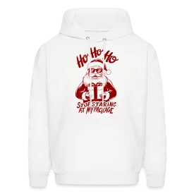 Ho Ho Ho Stop Staring At My Package (Funny Christmas Santa) Hoodie