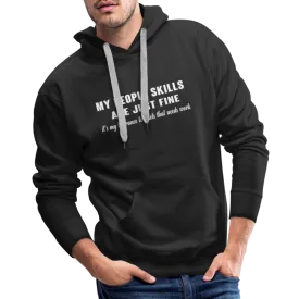 It's My Tolerance To Idiots That Needs Work Men's Premium Hoodie