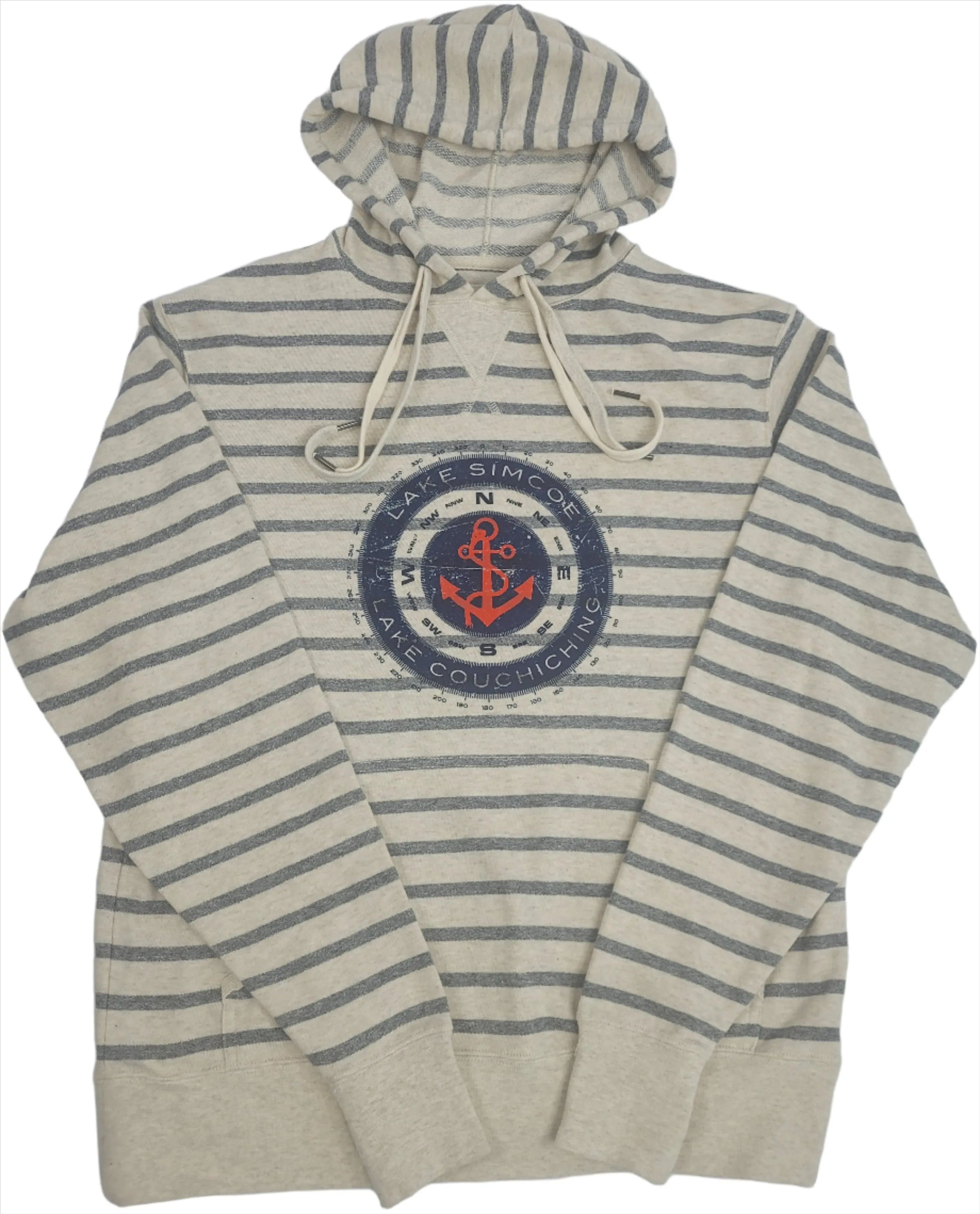 Lake Simcoe/Couchiching Striped Hoodie