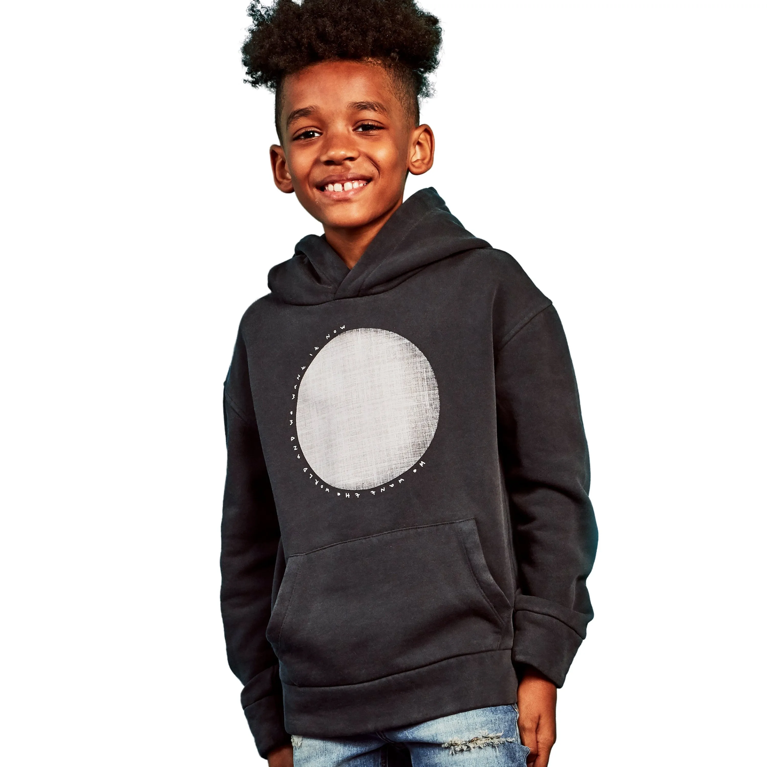 Marble Wash Planet Hoodie