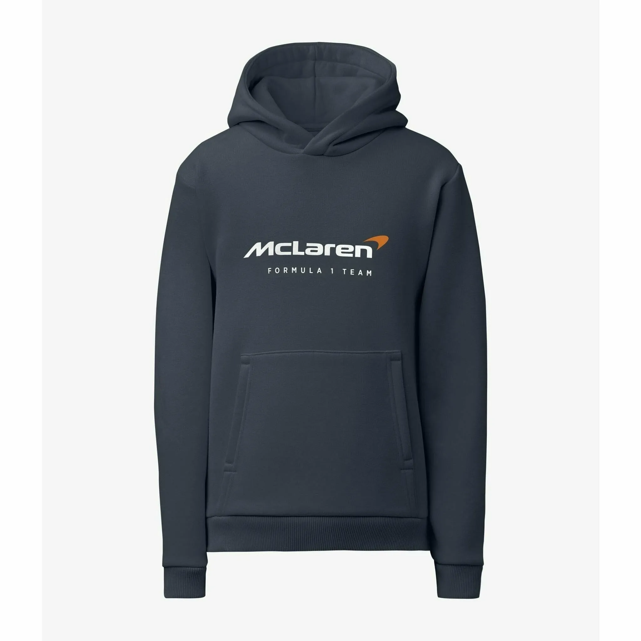 McLaren F1 Kids Core Essentials Hoodie- Youth Papaya/Phantom/Storm Gray/Cloud Blue