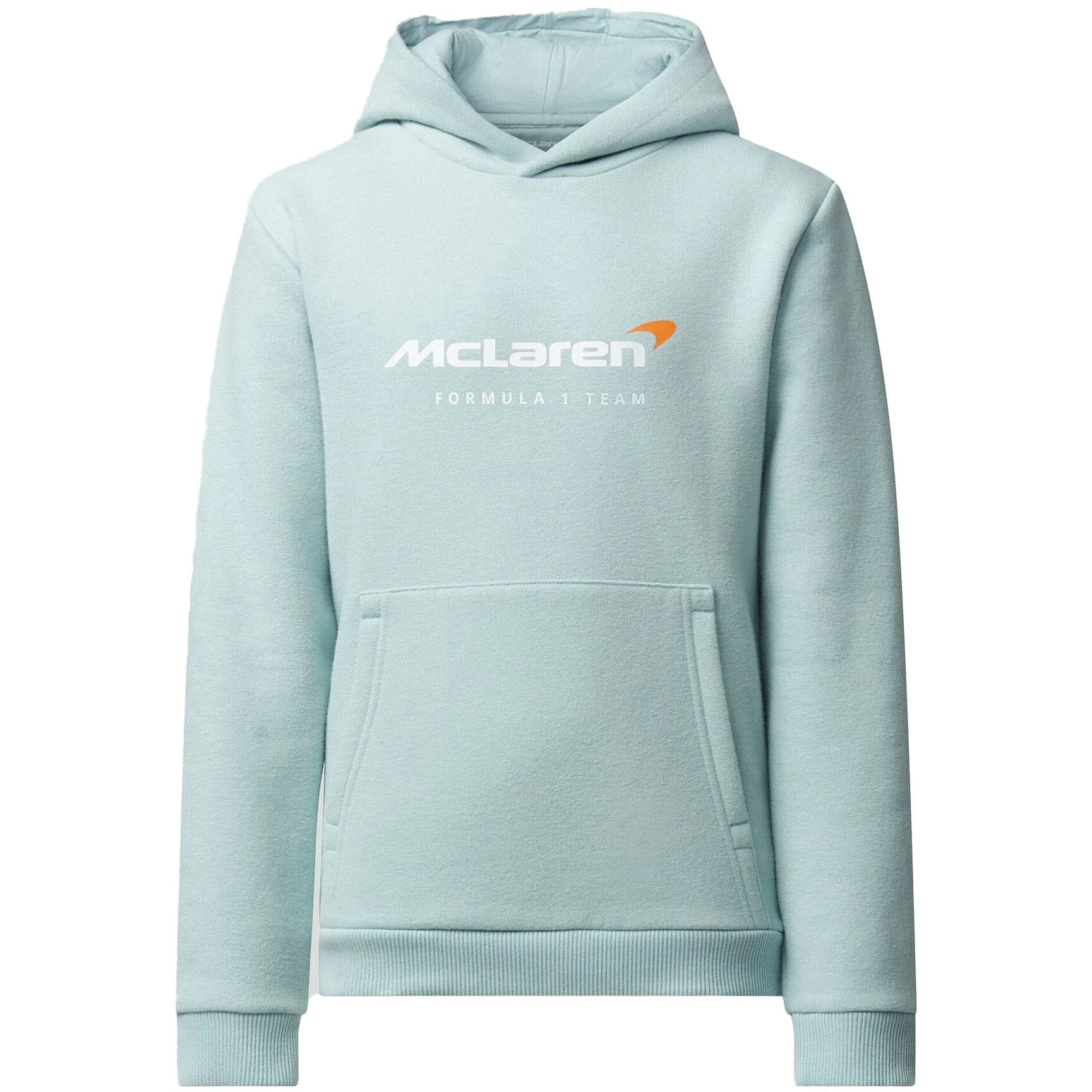 McLaren F1 Kids Core Essentials Hoodie- Youth Papaya/Phantom/Storm Gray/Cloud Blue