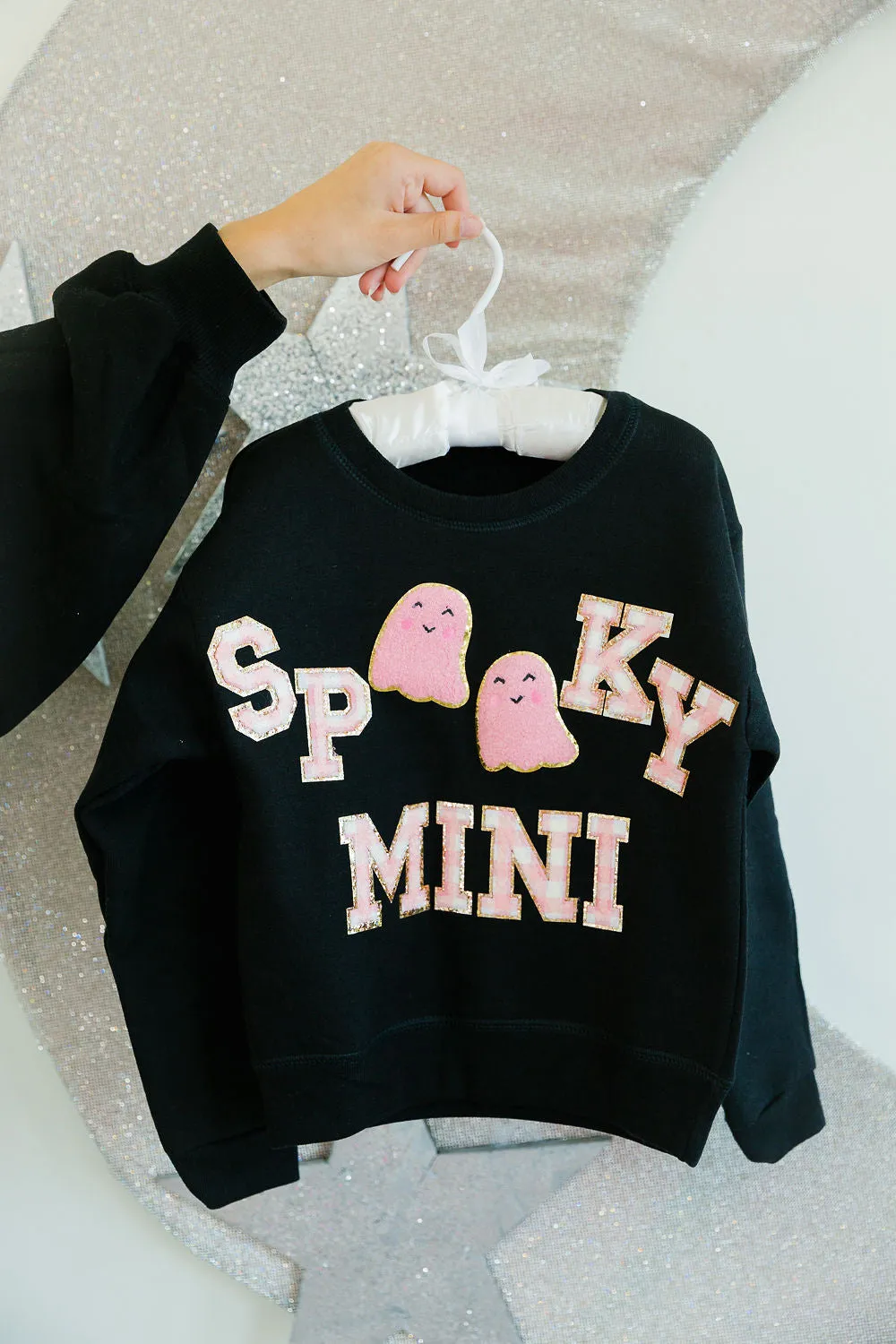 MINI KIDS SPOOKY MINI BLACK PULLOVER