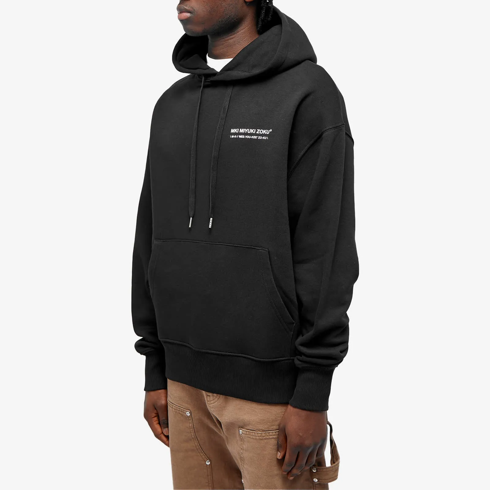 Mki Phonetic hoodie, black