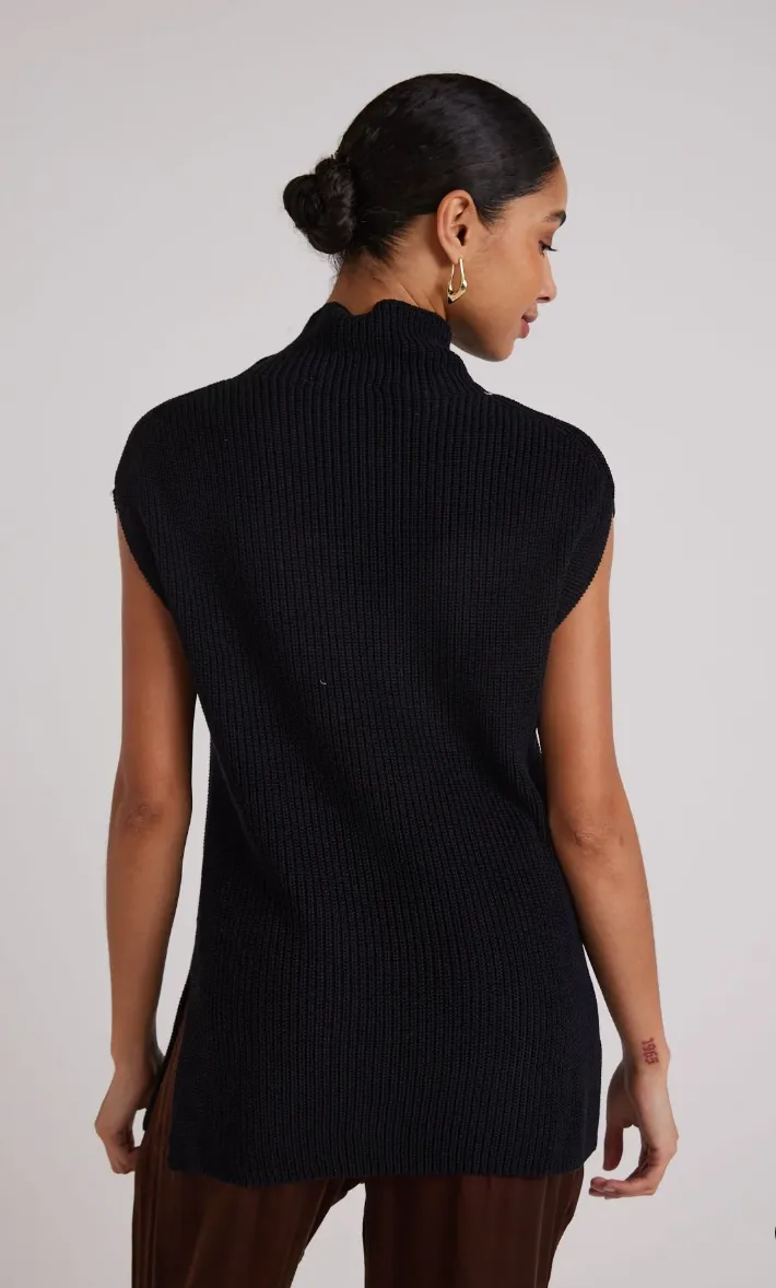 Mock Neck Sweater Vest