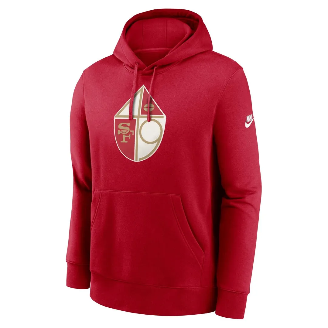 Nike Men's NFL San Francisco 49ers Rewind Club Logo Hoodie