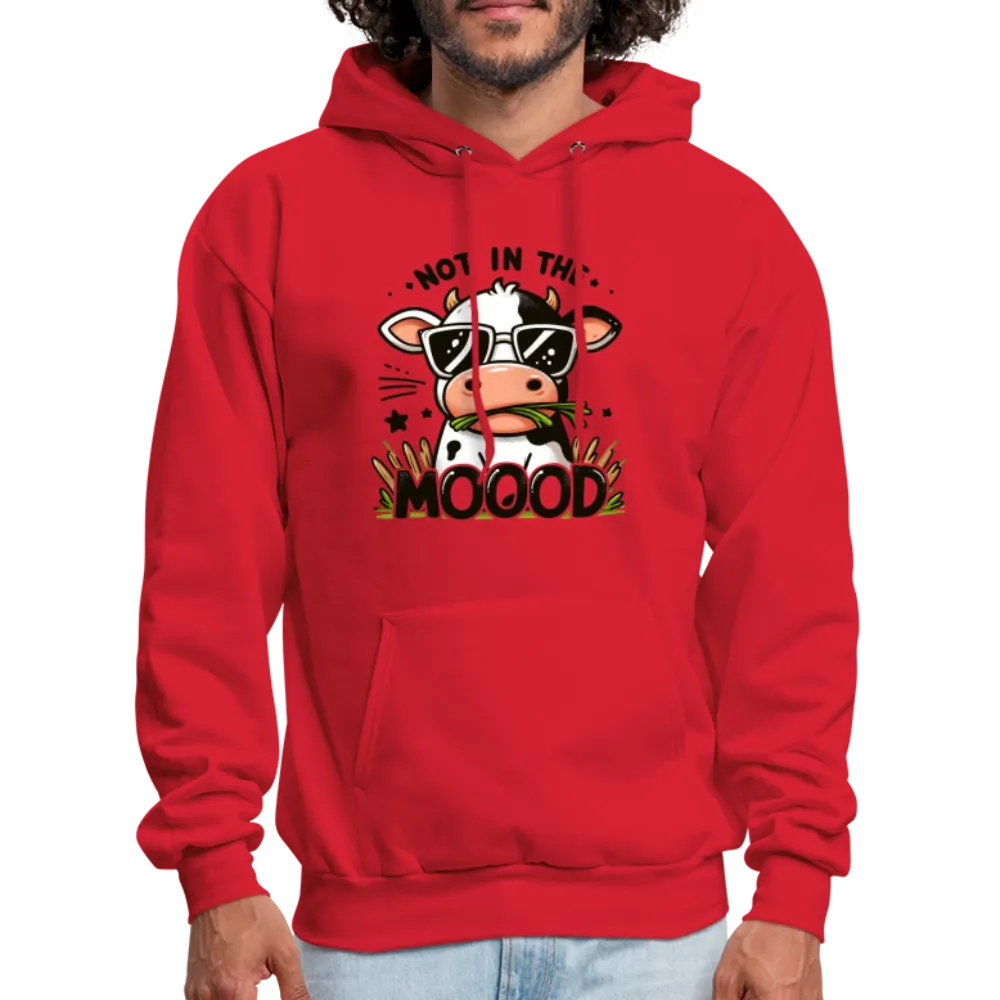 Not In The Mood Hoodie (Funny Cute Cow Design)