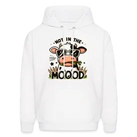 Not In The Mood Hoodie (Funny Cute Cow Design)