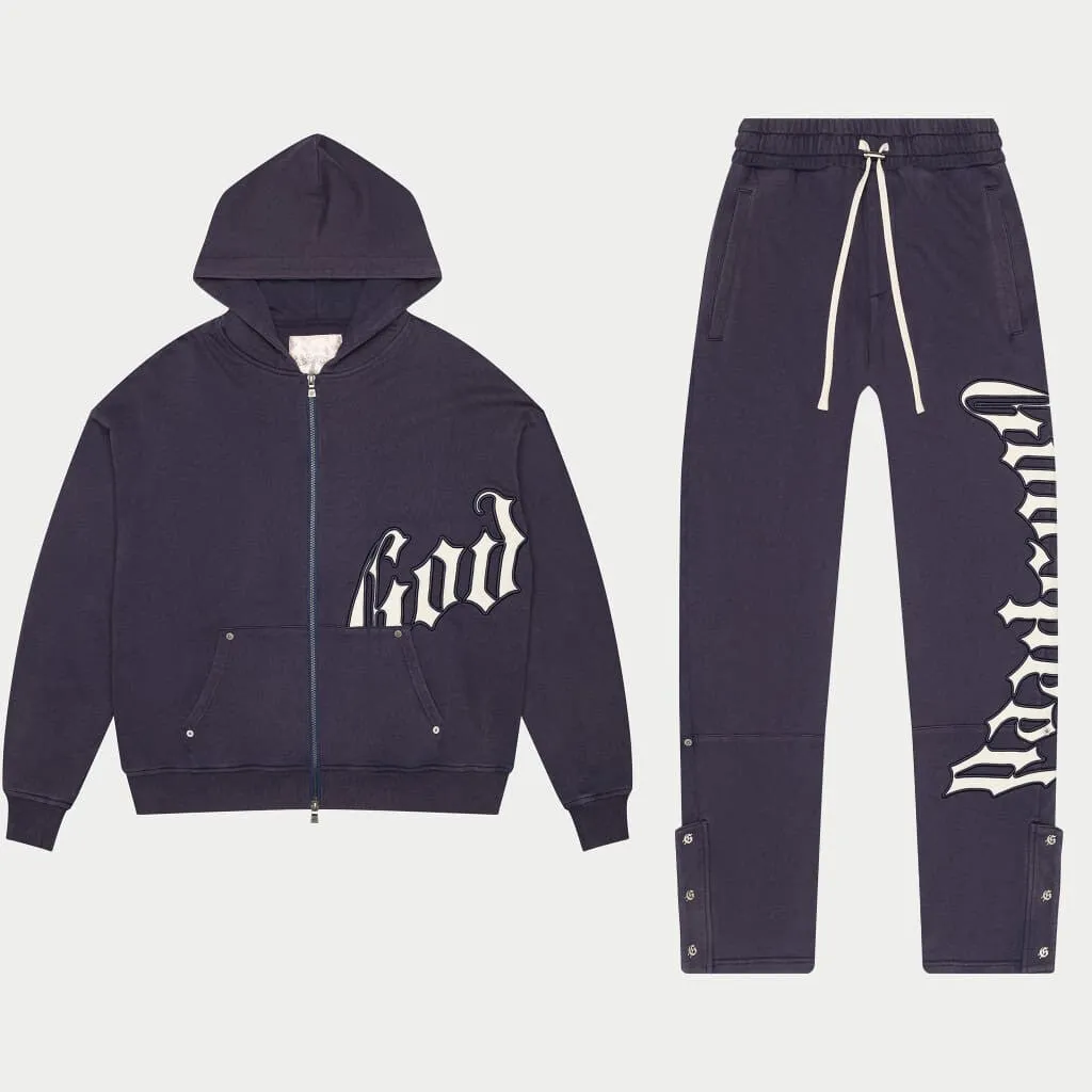 OG Logo Sweatsuit V2 (Navy Washed)