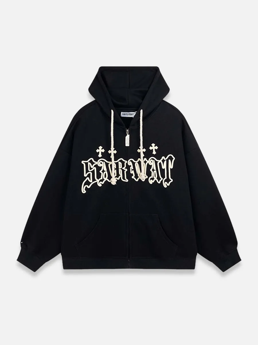 SARWAT ZIP-UP HOODIE