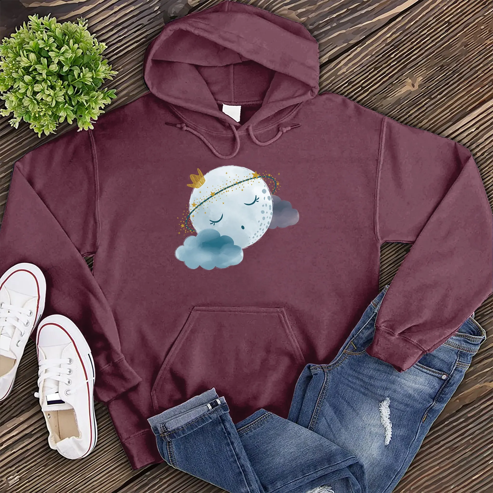 Sleepy Moon Hoodie