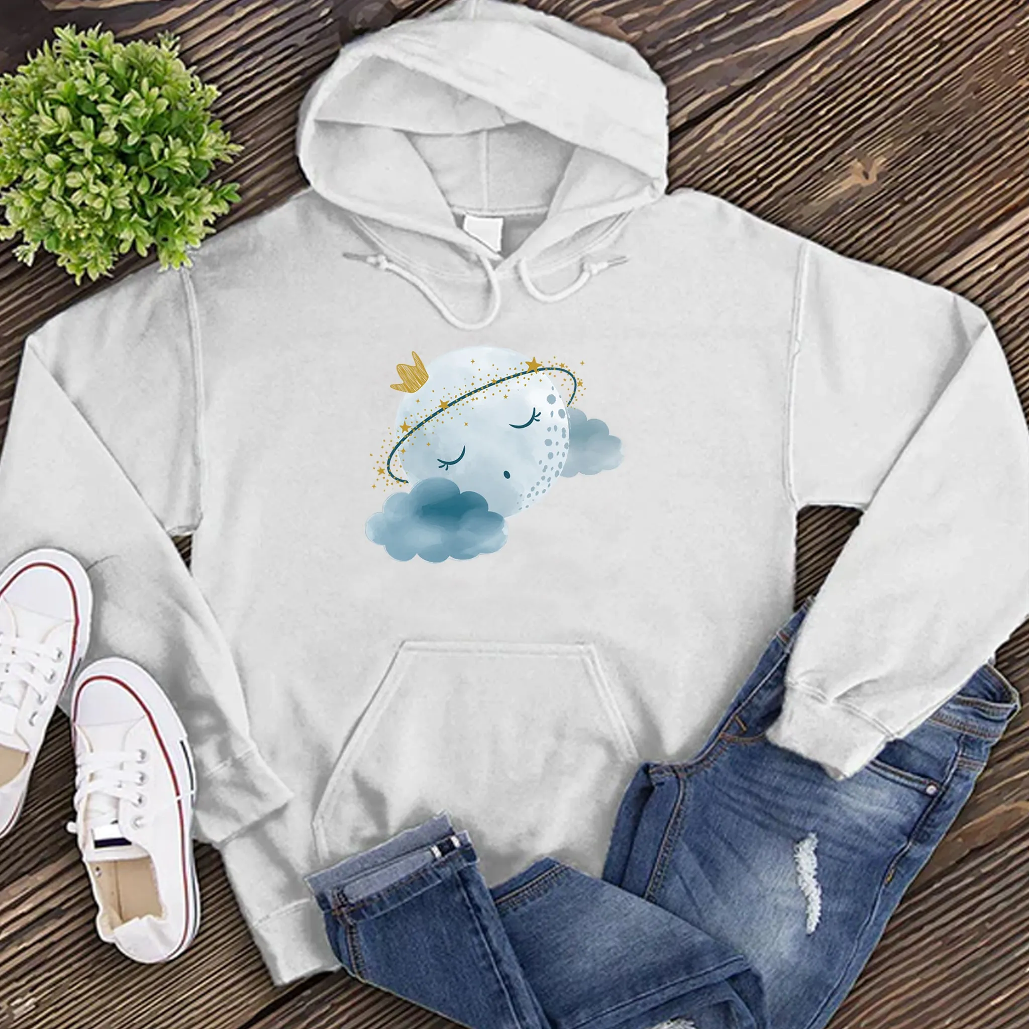 Sleepy Moon Hoodie