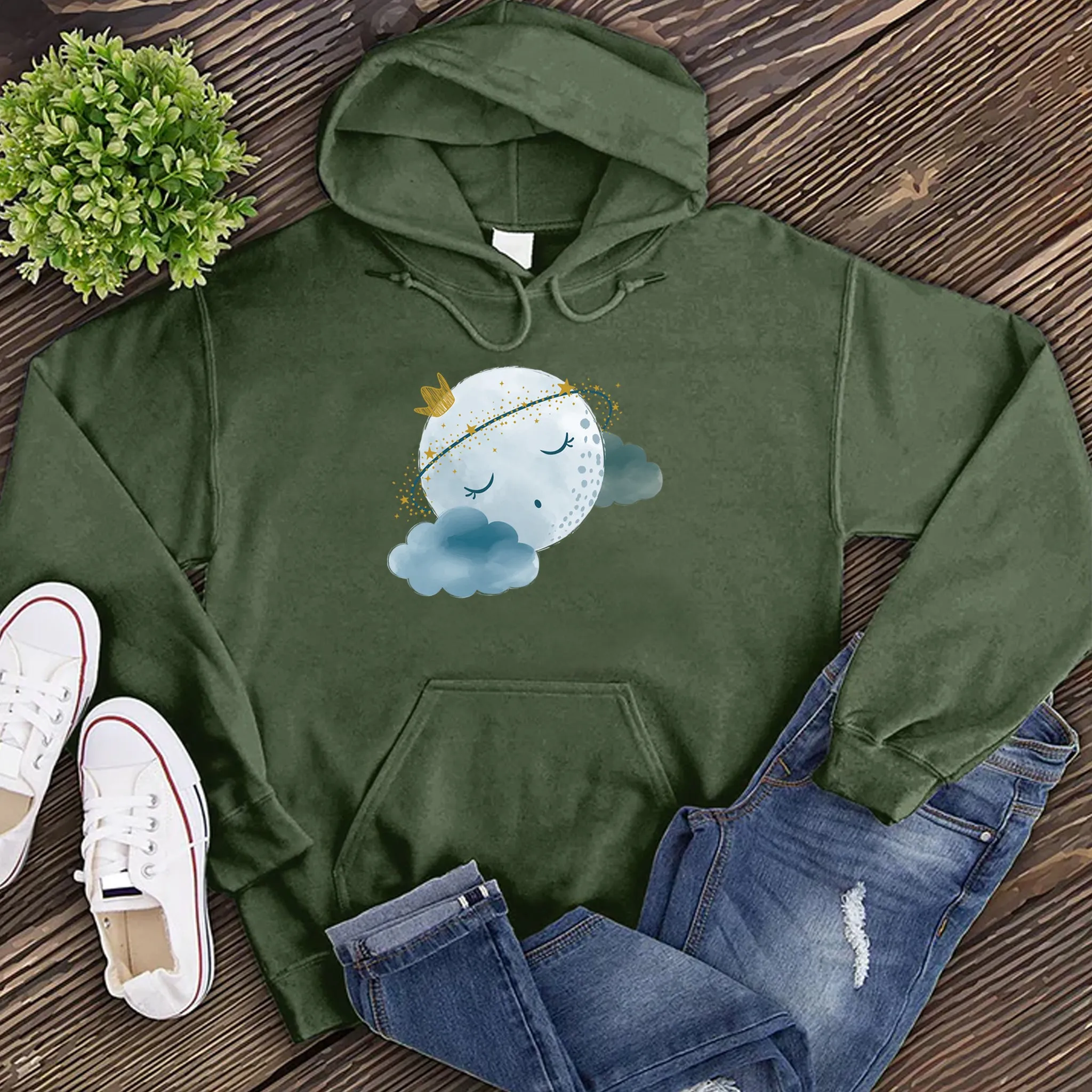 Sleepy Moon Hoodie