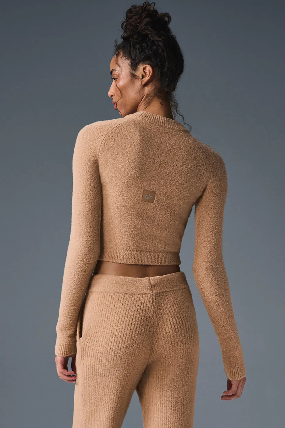 Snuggle Up Sweater Long Sleeve - Toasted Almond