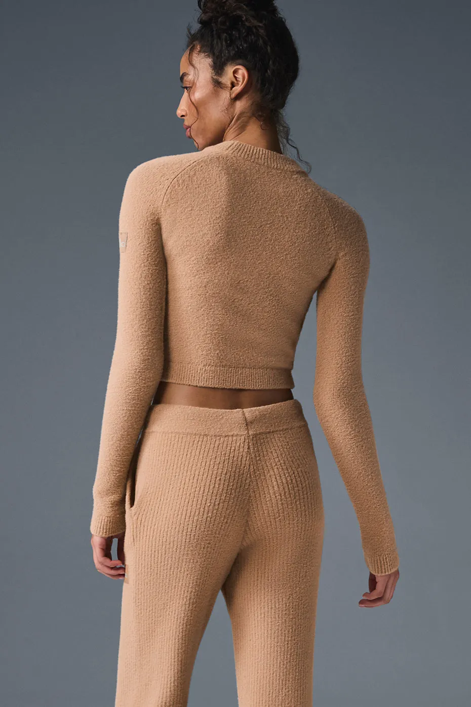 Snuggle Up Sweater Long Sleeve - Toasted Almond