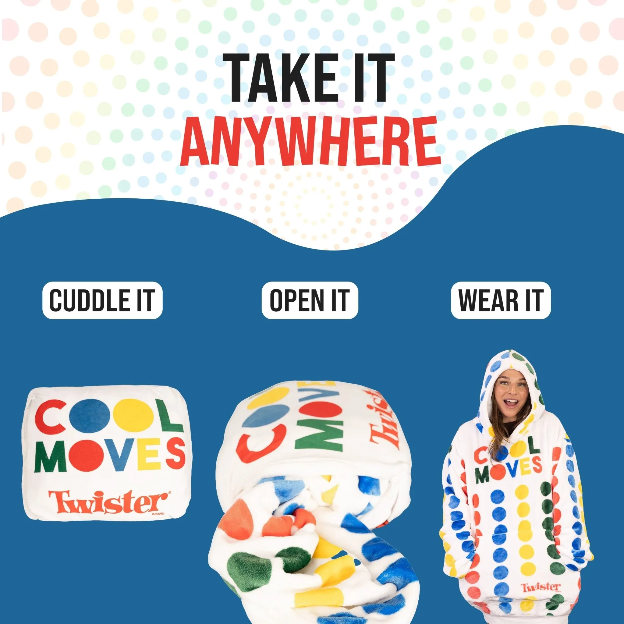 Twister Snugible | Blanket Hoodie & Pillow