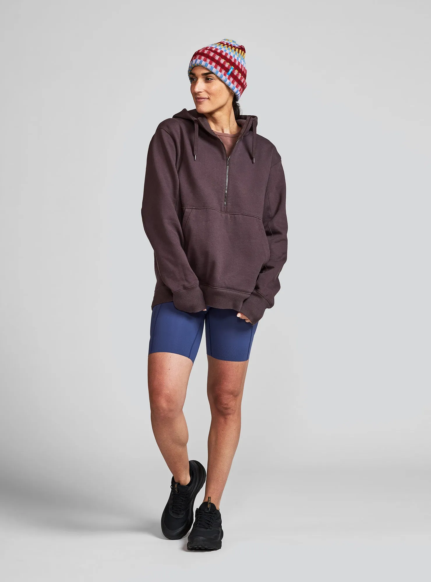 Unisex Runaround Half-Zip Hoodie