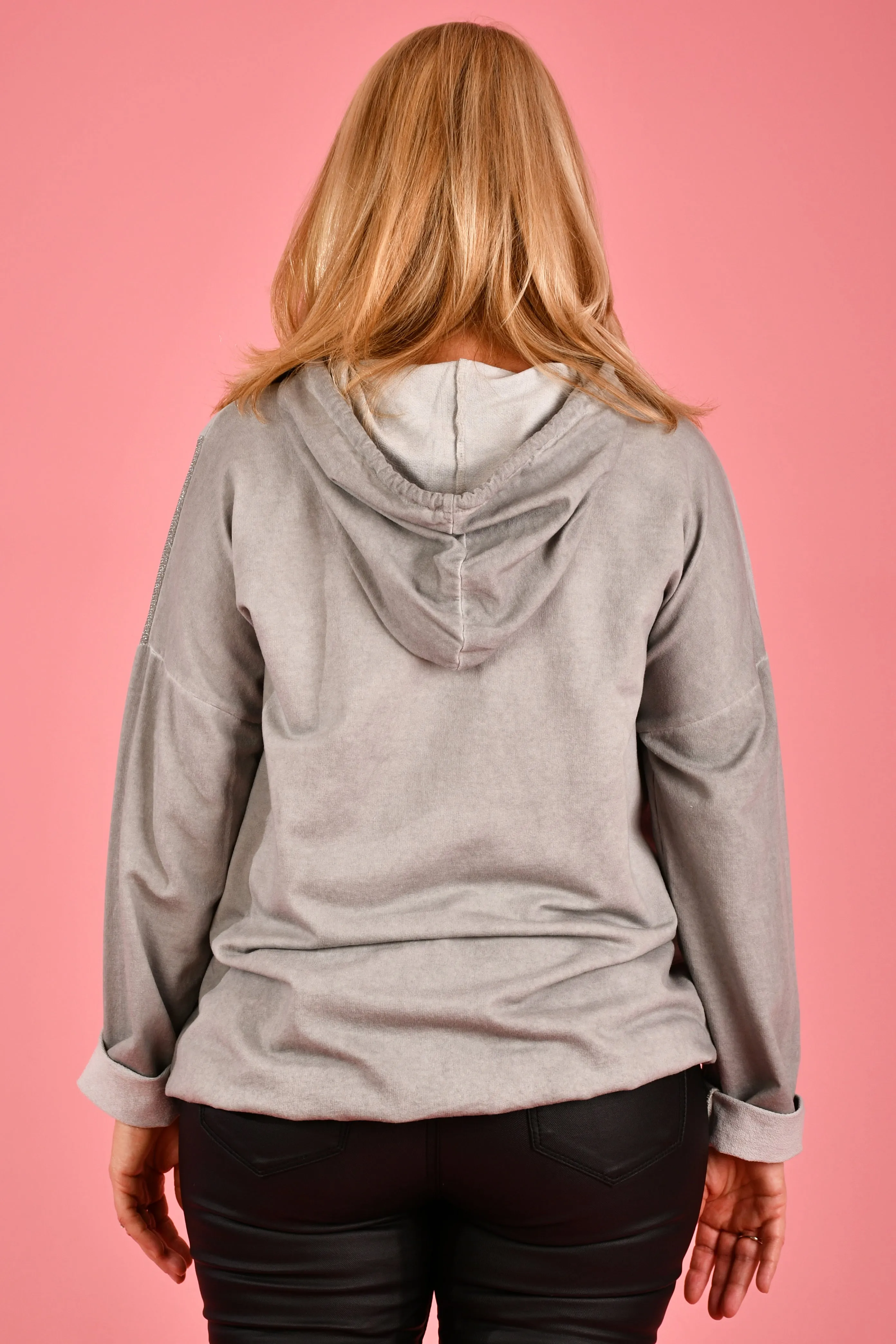 VLSJ002 (56723B) - HOPE HOODIE - LIGHT GREY