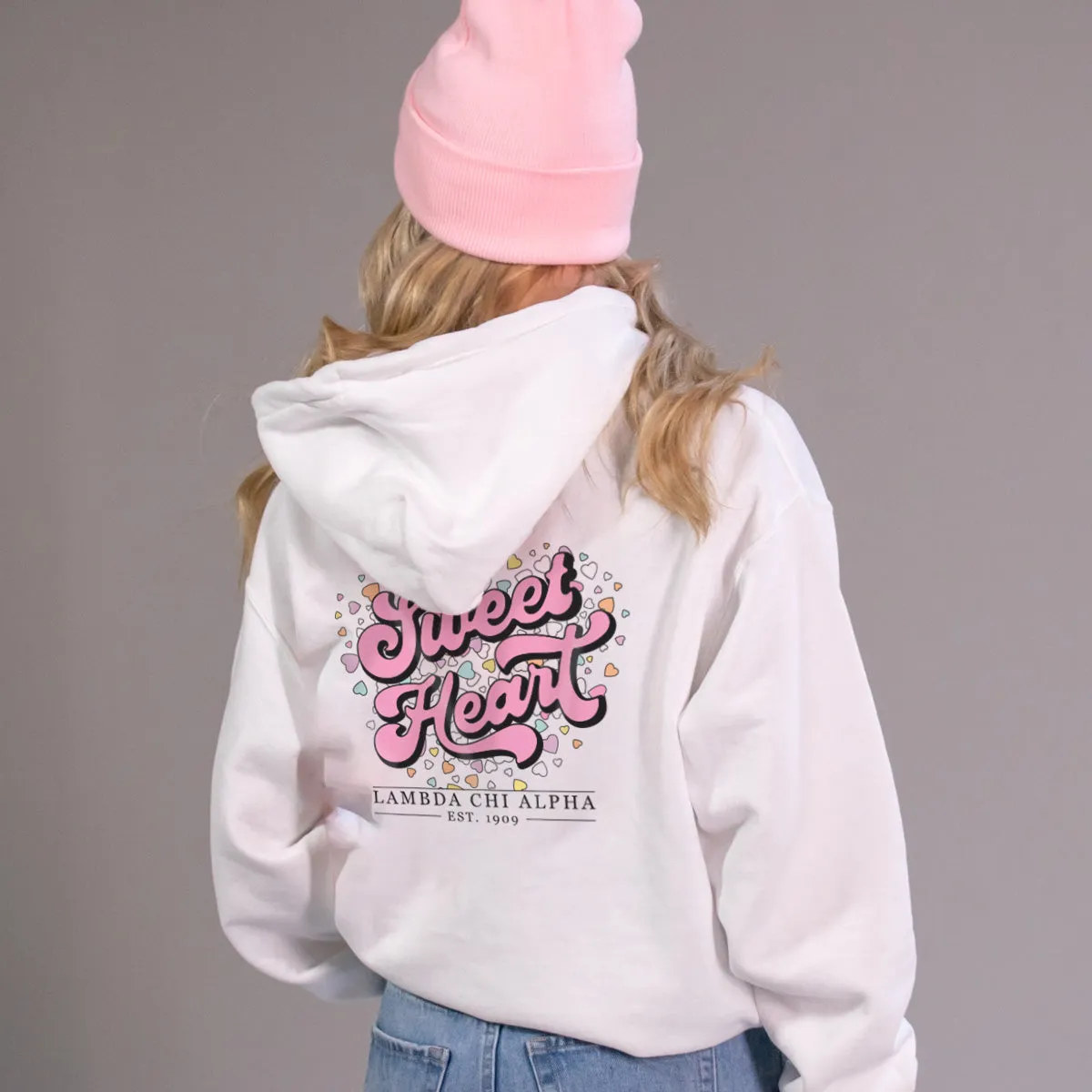 White Sweetheart Hoodie