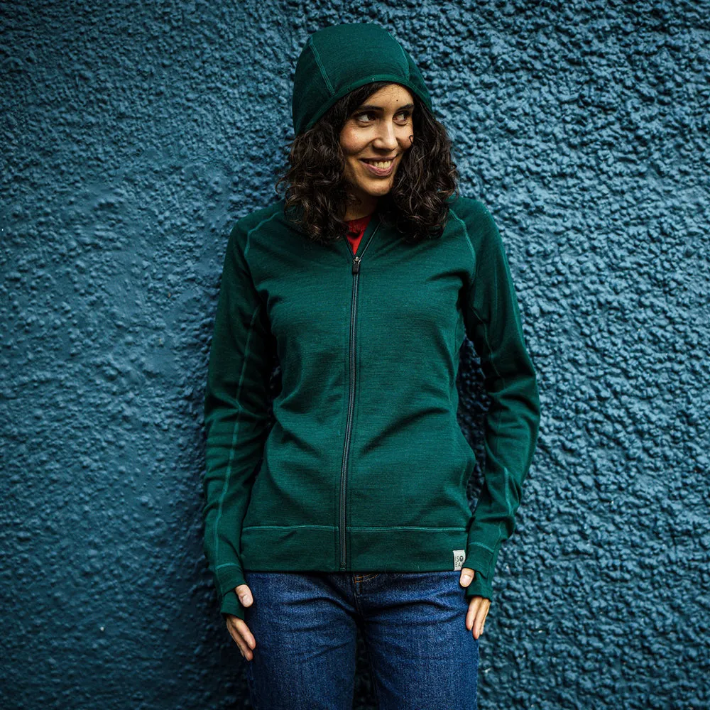 Womens IsoSoft 240 Hoodie (Emerald)