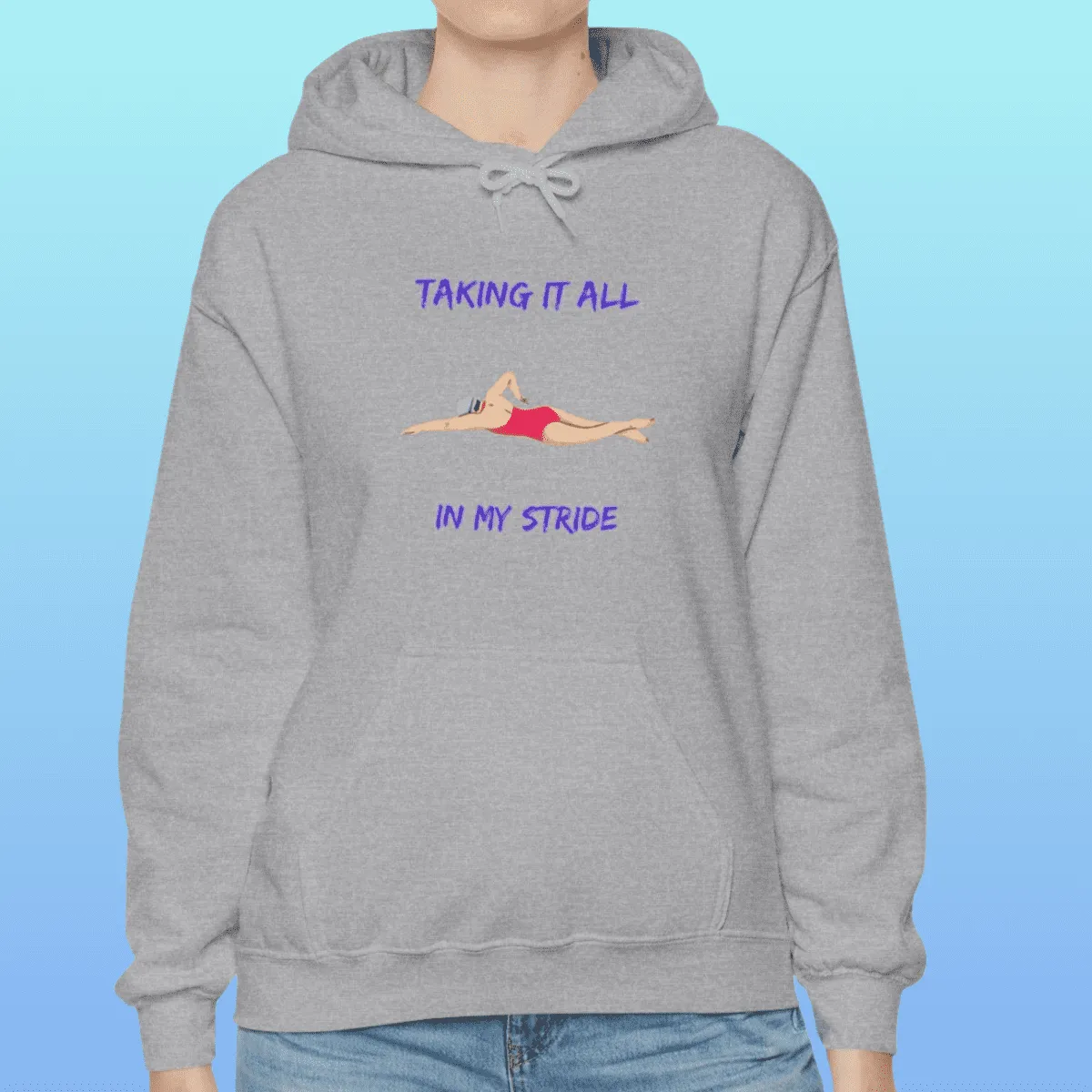 Women's Swimming Taking It All In My Stride Hoodie